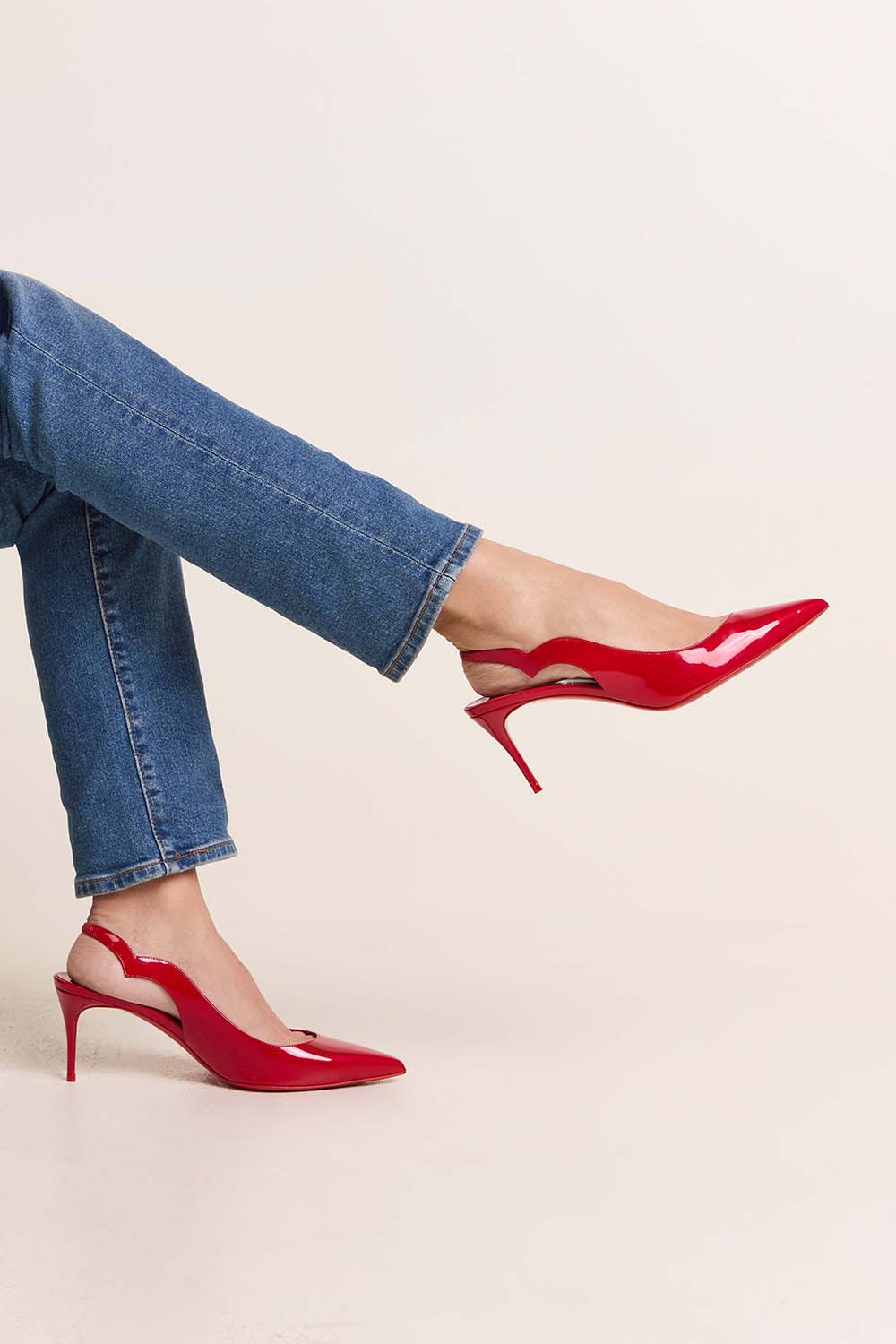 נעלי עקב סלינג בק